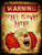 Joycenie Tin Sign New Aluminum Sign Warning Scary Clowns Wall Decor 12x8 Inch