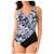 V Neck One Piece Swimsuits with Ruching Bathing Suits Tummy Control Beach Swimwear Front Cross Monokini for Women White