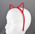 Red Cat Ears Headband Furry Kitten Hair Band Accessory Cosplay Cats Ear Headbands for Women