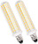 New E11 LED Bulb 9W E11 Light Bulbs Equivalent 100W Halogen Bulb Mini Candelabra Base Replace JD T4 T3 Type Clear E11 Led Light Bulb Dimmable 1080Lumens Warm White 3000K?2 Pack?