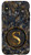 iPhone X XS Monogram Initial Letter S Dark Blue Marbling Pattern Case