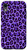 iPhone XR Leopard Print Stylish Cheetah Pattern Summer Mauve Purple Case