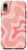 iPhone XR Retro Liquid Swirl Abstract Pattern in Pink and Blush Case