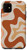 iPhone 11 Retro Liquid Swirl Abstract Pattern in Terracotta Tones Case