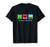 Cute School Bus Driver Peace Love Bus Drivers T-Shirt