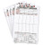 Bridge Score Card - 5-Pack Contract Bridge Score Notepads, 250 Sheets Total, 5.5 x 8.5 Inches