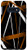 Galaxy S10e Seamless Abstract Sienna and White Lines On Black Pattern Case