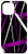 iPhone 12 Pro Max Seamless Abstract Purple and White Lines On Black Pattern Case