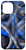 iPhone 12 Pro Max Eighties Themed Cool Blue Curved Line Pattern Case