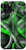 iPhone 11 Pro Eighties Green and Grey Curved Line Pattern Case