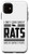 iPhone 11 Only Care About Rats Pet Rat or Mouse Case