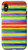 iPhone X XS Vintage Red Green Yellow Pink Lines Case