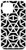 iPhone 12 mini Abstract Black and White Line art Design Case