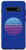 Galaxy S10plus  Vintage Sunset Lines Synthwave Colored Gradient  Blue  Case