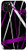iPhone 11 Pro Max Seamless Abstract Purple and White Lines On Black Pattern Case
