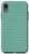 iPhone XR Abstract green lines geometric pattern Case