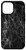 iPhone 12 Pro Max Marbled Black Gray Scattered Lines Abstract Modern Black Case