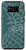Galaxy S8 Pineapple Tropical Fruit Line Art Modern Teal Blue-Green Case