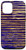 iPhone 12 12 Pro Deep Purple Striped Wavy Lines Abstract Trendy Glam Stripe Case