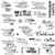 Fiskars 8x8 Inch Make A Wish Clear Stamps (01-005541)