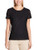 Calvin Klein Womens Stretch Textured Shirt  Black XX-Large
