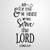 We Will Serve The Lord Wall Decals Bible Verse Peel and Stick Wall Stickers for Bedroom Living Room Wall Art Home Decor Decal Sticker