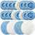VVU 20Pcs Car Polisher Bonnet Microfiber Polishing Bonnet Waxers Bonnet Set Waxer Bonnet Polishing Pad for Car Polishers Car Polisher