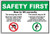 DYLAN MILLER Safety Sign - How to Lift Correctly Safety First OSHA ANSI DYU0790 12 x 16 Inches Metal Sign Durable Indoor and Outdoor Signs Street Signs