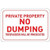 DYLAN MILLER Safety Sign - Private Property No Dumping Trespassers Will Be Prosecuted OSHA DYU0813 12 x 16 Inches Metal Sign Durable Indoor and Outdoor Signs Street Signs