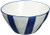 Abbott Collection 27-Riviera/Nappy Navy Stripe Small Bowl