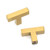 OYX 10 Pack Gold Knobs for Cabinets Gold Cabinet Knobs Brushed Gold Drawer KnobsBrushed Barss Kitchen Cabinet Knobs Brass Dresser Drawer Pulls Bathroom HardwareGold Cabinet Pulls Single Hole Knob.