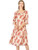 Allegra K Womens Ruffled Floral Print Dresses Puff Sleeve Ruffle Square Neck Fit and Flare Long Midi Dress XS Beige