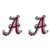 Alabama Crimson Tide Logo Stud Earrings