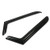 Replacement for Jeep Wrangler TJ 2pcs Tape-On Window Visor Deflector Rain Guard