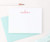 Modern Personalized Stationery Set Personalized Stationery for Kids Stationery for Women Calligraphy font Stationery Your Choice of Colors and Quantity