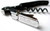 Pulltap's Double-Hinged Waiters Corkscrew, Black and Stainless Steel, Set of 2