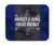 Makoroni - Protect  and  Serve Police Motors Police Cop Cops - Non-Slip Rubber - Computer Gaming Office Mousepad