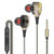 Anyer Tap Earbuds with Mic Wired Earphone in-Ear Headset Earbuds Bass Earphones 3.5Mm Sport Gaming Headset with MicGold