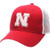 Zephyr Mens Standard Adjustable Snapback Hat Big Rig Nebraska Cornhuskers Red