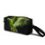 Flying Green Parrot Alexander Parrot Cosmetic Bag Durable Travel Makeup Bag Pouch Organizer Gift for Women Girls
