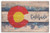 Lantern Press Colorado State Flag - Watercolor - Rustic  10x15 Wood Wall Sign Wall Decor Ready to Hang