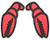 Crab Grab Mega Claw Traction Pad Black Red One Size