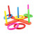 Cajolg Quoits Garden Games for Children Ring Toss Game Outdoor Kids Garden Toys