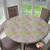 Fitted tablecloths Hand Drawn Colorful Flourishing Spring Flowers Sketchy Design Natural Garden Theme Elastic Fitted Table Cover No Fabric Draping Down for Puppy to Grab Multicolor Diameter - 39 Inch