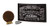 Dollhouse Miniature Black Ouija Board Game with Cemetery Design
