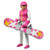 Bruder Snowboarder Woman with Accessories