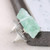 Raw Natural Fluorite Crystal Gemstone Stud Earrings
