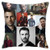 Fcdraon Chris-Evans-Collage Pillow Case Fashion Square Pillowcase Decor Throw Pillow Cover