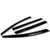 Replacement for Mazda 5 4pcs Tape-On Window Visor Deflector Rain Guard