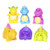 Elegant Baby Bath Time Fun Rubber Water Squirties, Dinosaur Party